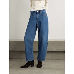 Stylish Blue Straight Leg Jeans